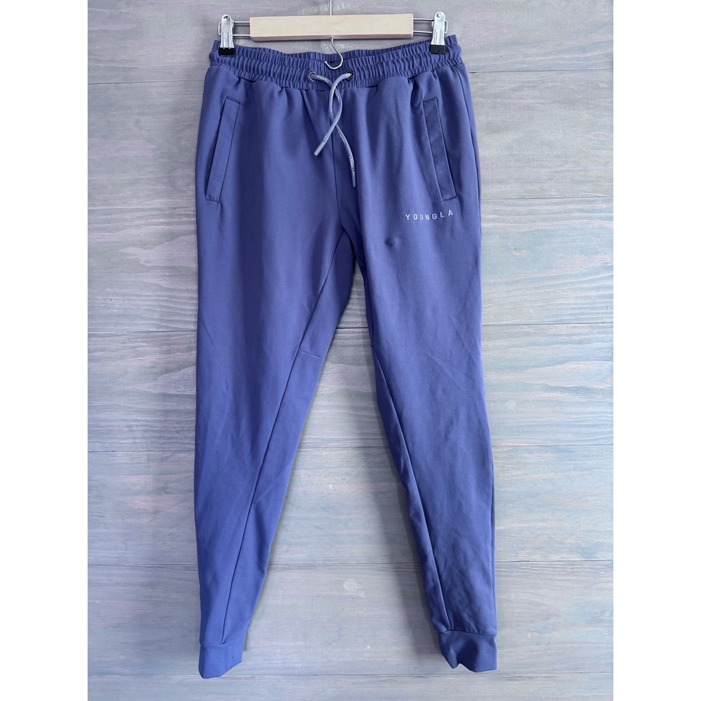 YoungLA Tapered Joggers Size Small Purple‎